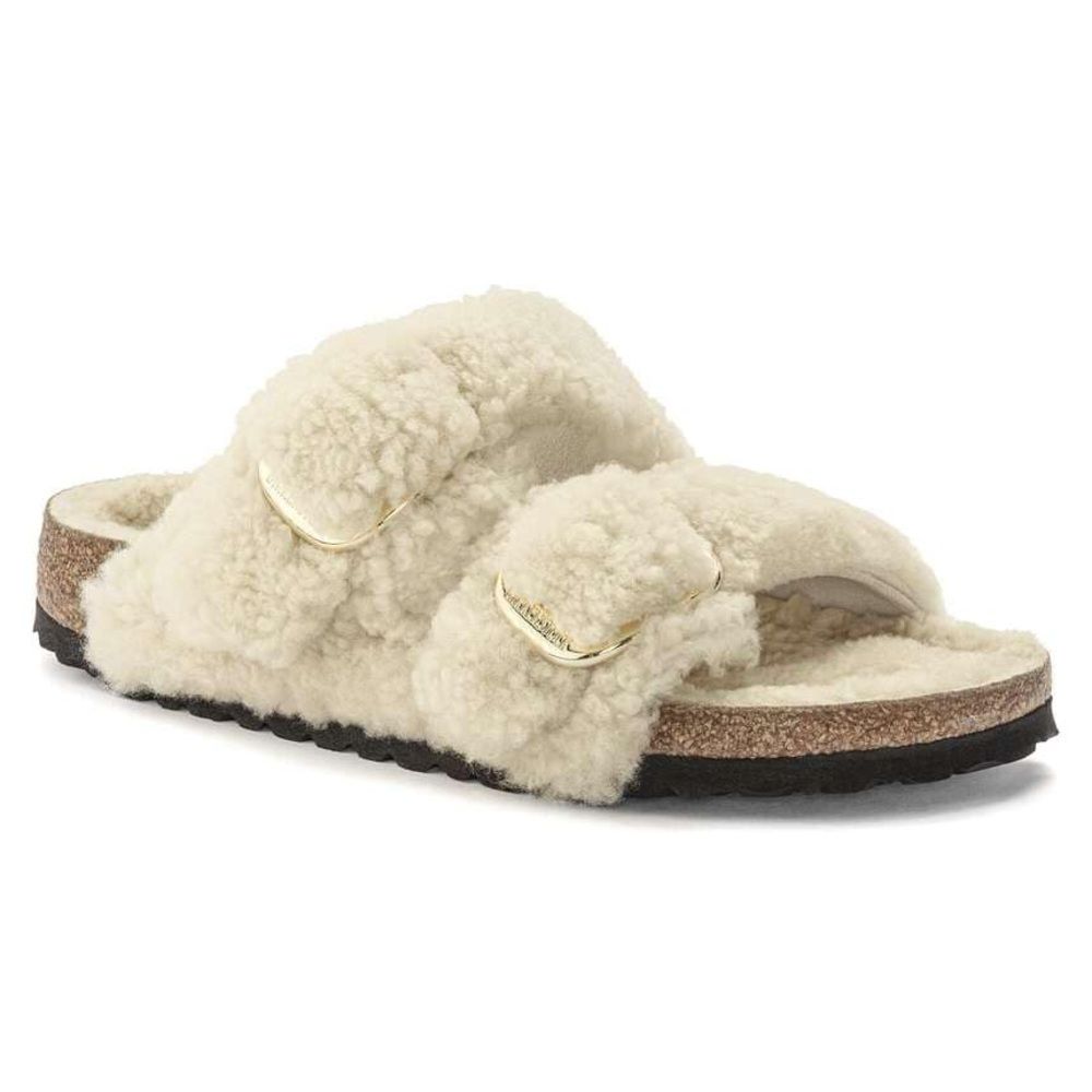 Birkenstock Teddy Eggshell Arizona Big Buckle